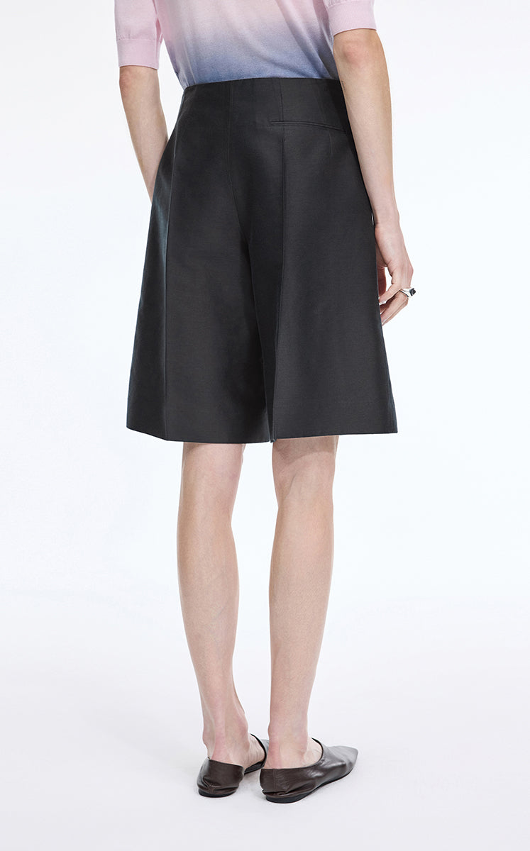 Pants / JNBY A-Line Twill Cropped Pants Black-2