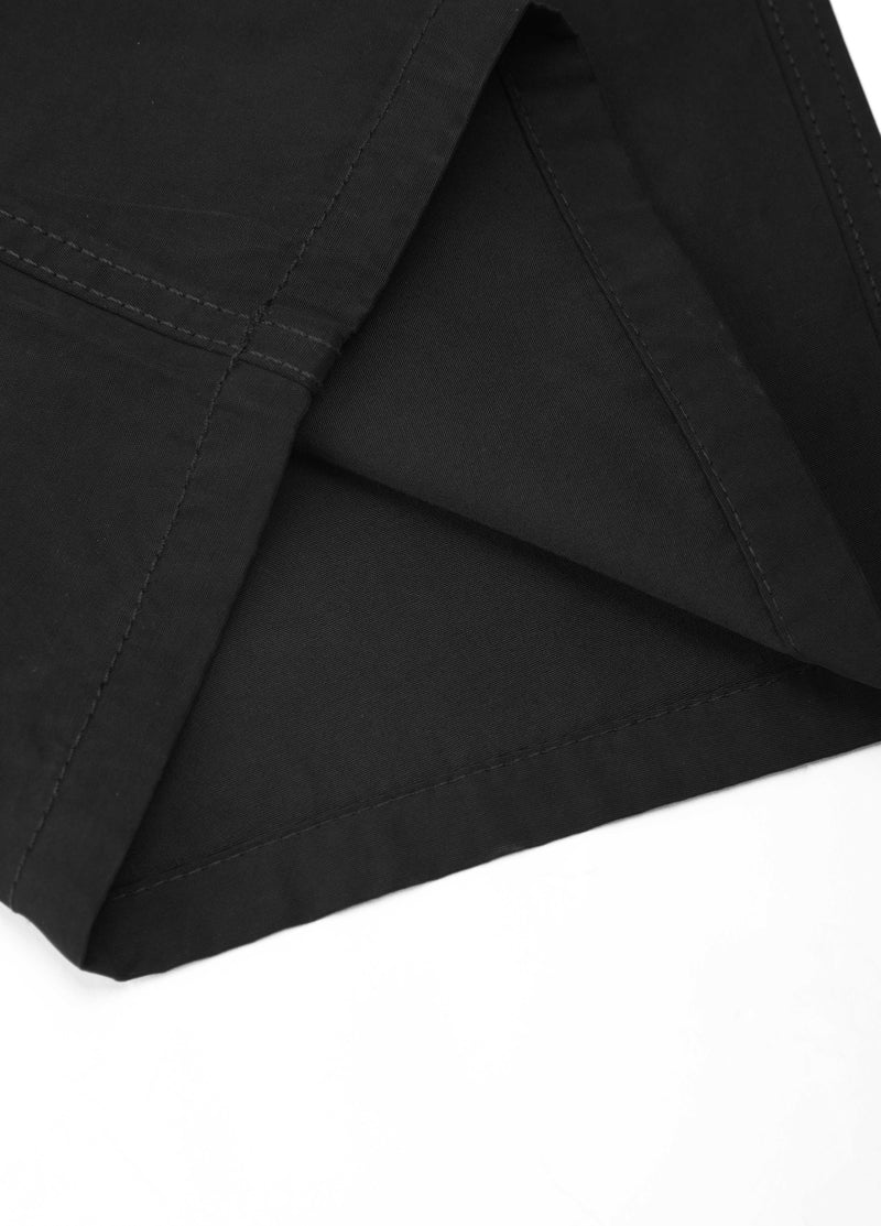 Pants / JNBY Cotton Blend Wide Leg Cargo Trousers Black-2