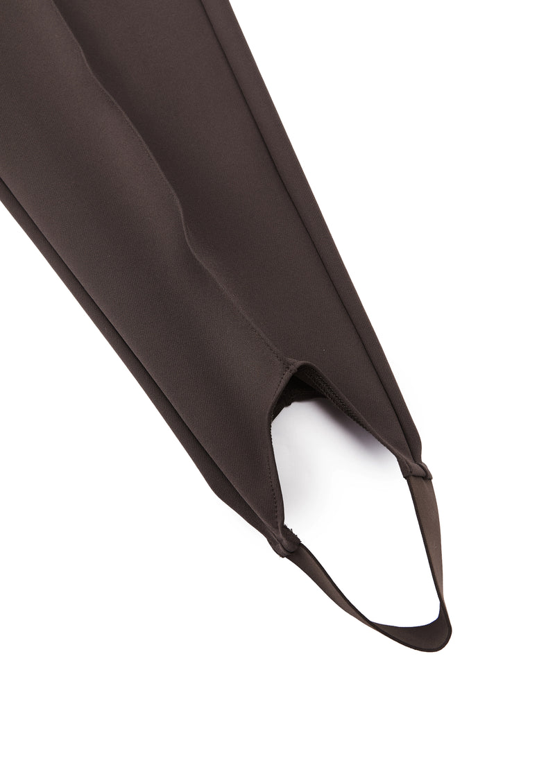 Pants / JNBY Nylon Blend Tapered Trousers Dark Brown-1