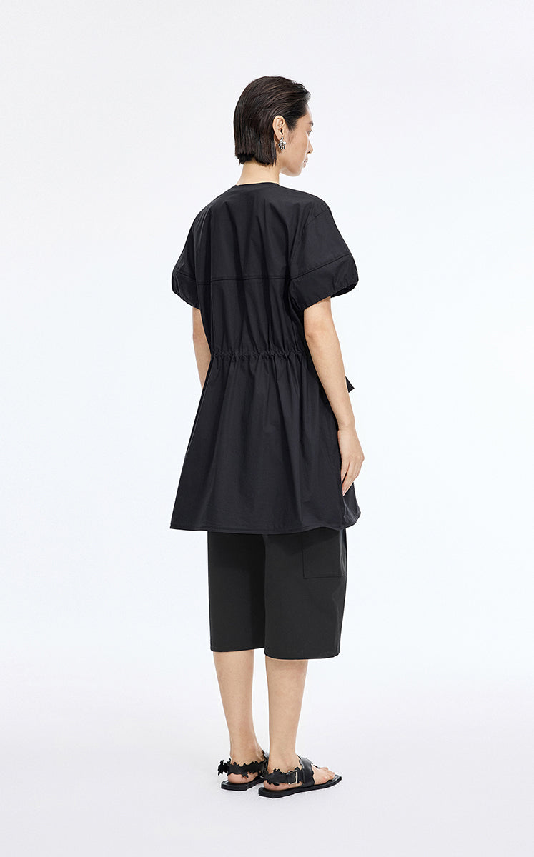 Pants / JNBY Relaxed Cargo Cropped Pants Black-1