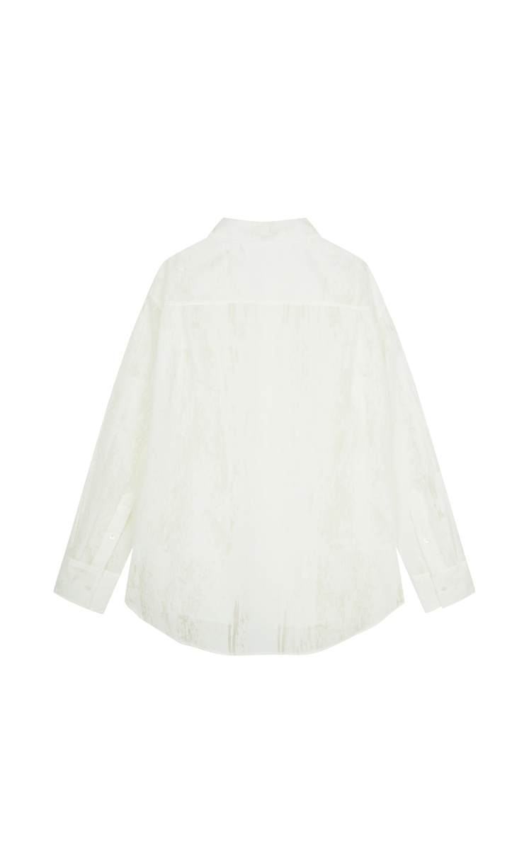 Shirt / JNBY Artistic Flocked Texture Shirt