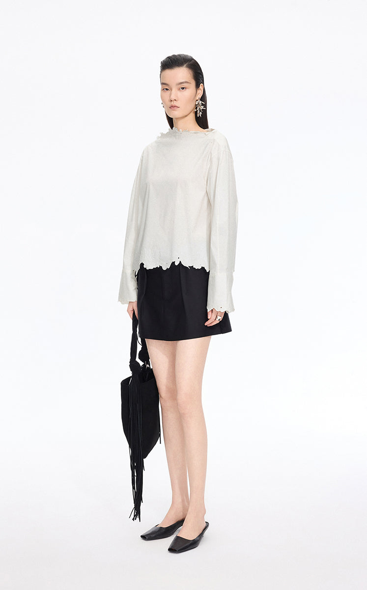 Shirt / JNBY Floral Forest T-Shape Shirt