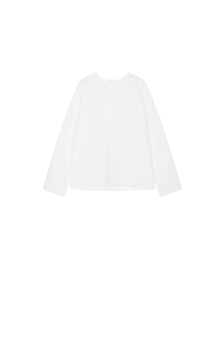 Shirt / JNBY Oversize Cotton-Silk Dolman Sleeve Top