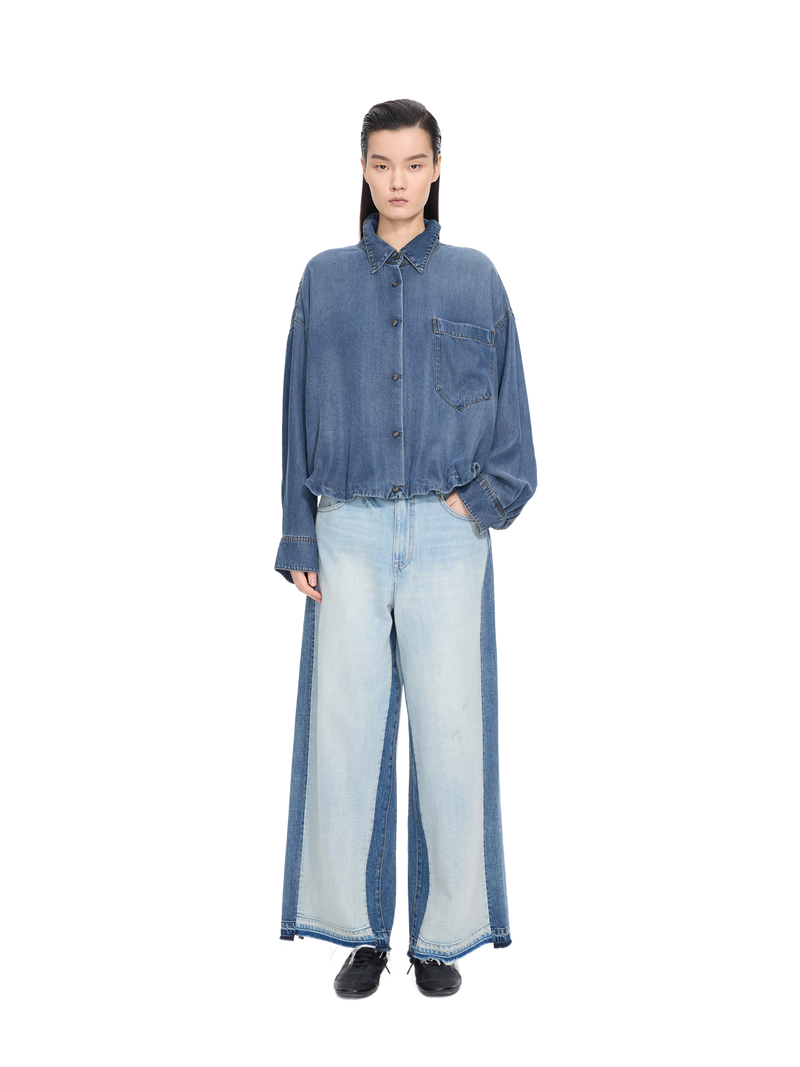 Shirt / JNBY Oversized Batwing Sleeves Lyocell Shirt