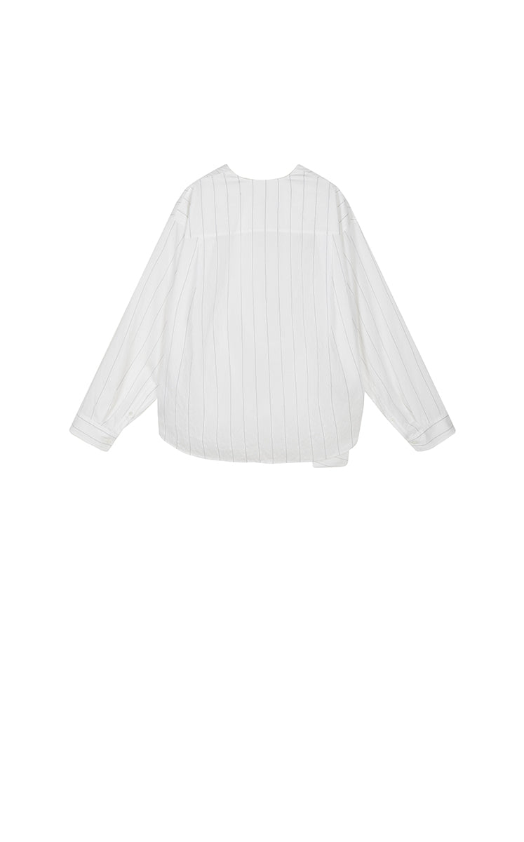 Shirt / JNBY Modal Blend Pleated Hem Oversized Shirt