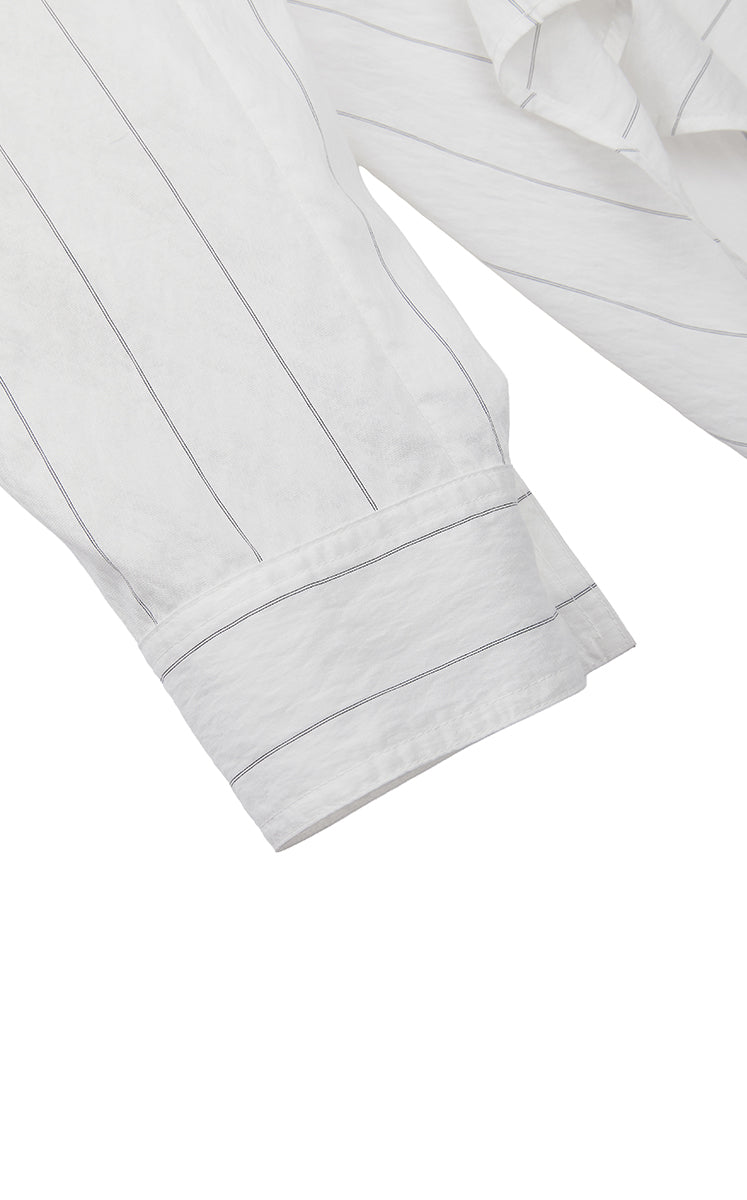 Shirt / JNBY Modal Blend Pleated Hem Oversized Shirt