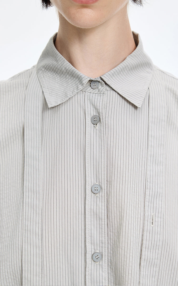 Shirt / JNBY Textured Modal Sleeveless Shirt Sage Green-1