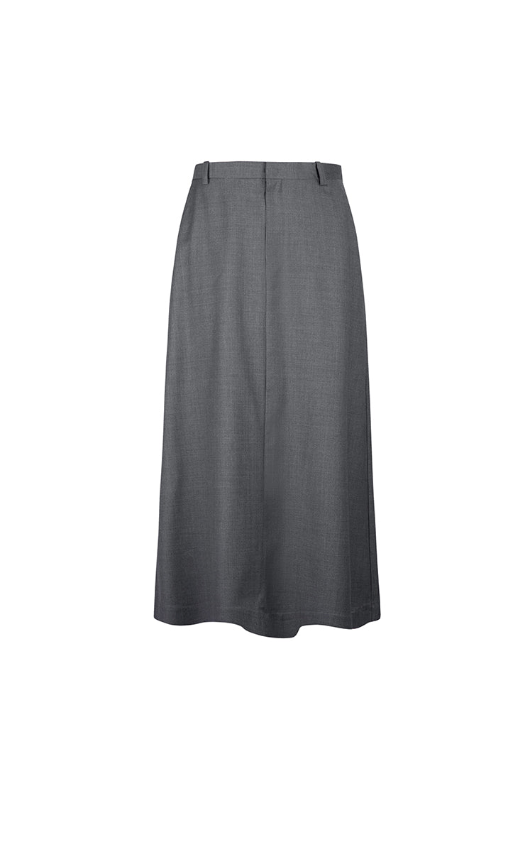 Skirt / JNBY A-Line Long Wool Blend Skirt