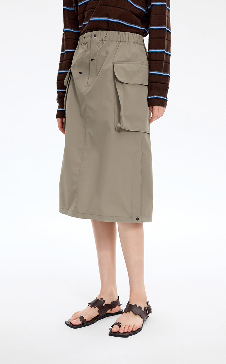 Skirt / JNBY H-Shaped Waterproof Drawstring Skirt