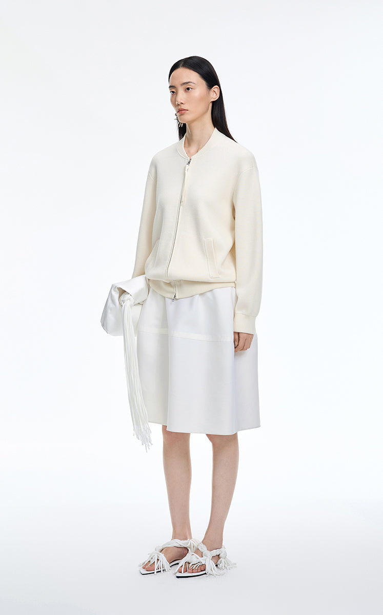 Skirt / JNBY Loose Lantern Wool Silk Skirt