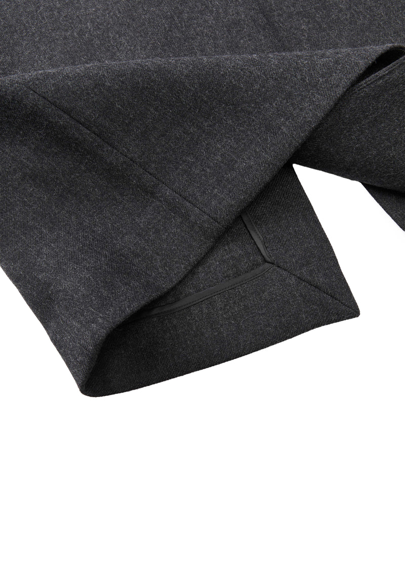 Skirt / JNBY Wool H-Line Ankle-Length Skirt Dark Grey-1
