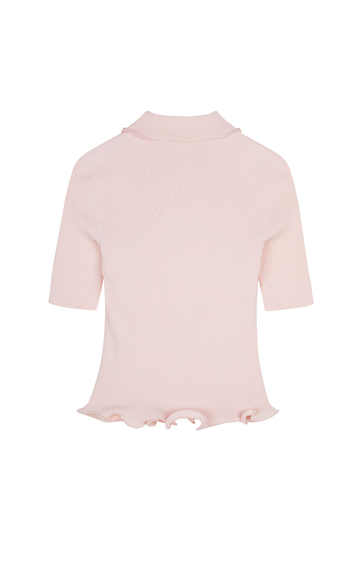 Sweater / JNBY Fitted Twist Cotton Blend Pullover