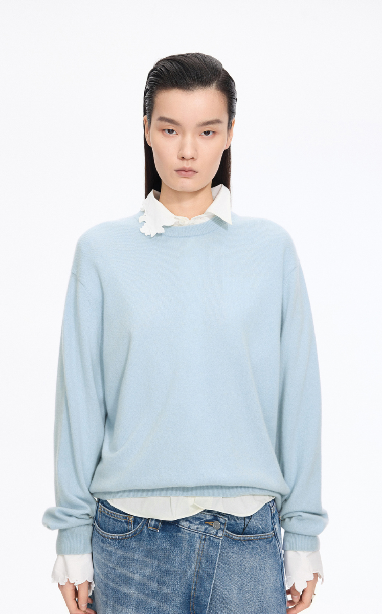 Sweater / JNBY Pure Cashmere Crewneck Pullover