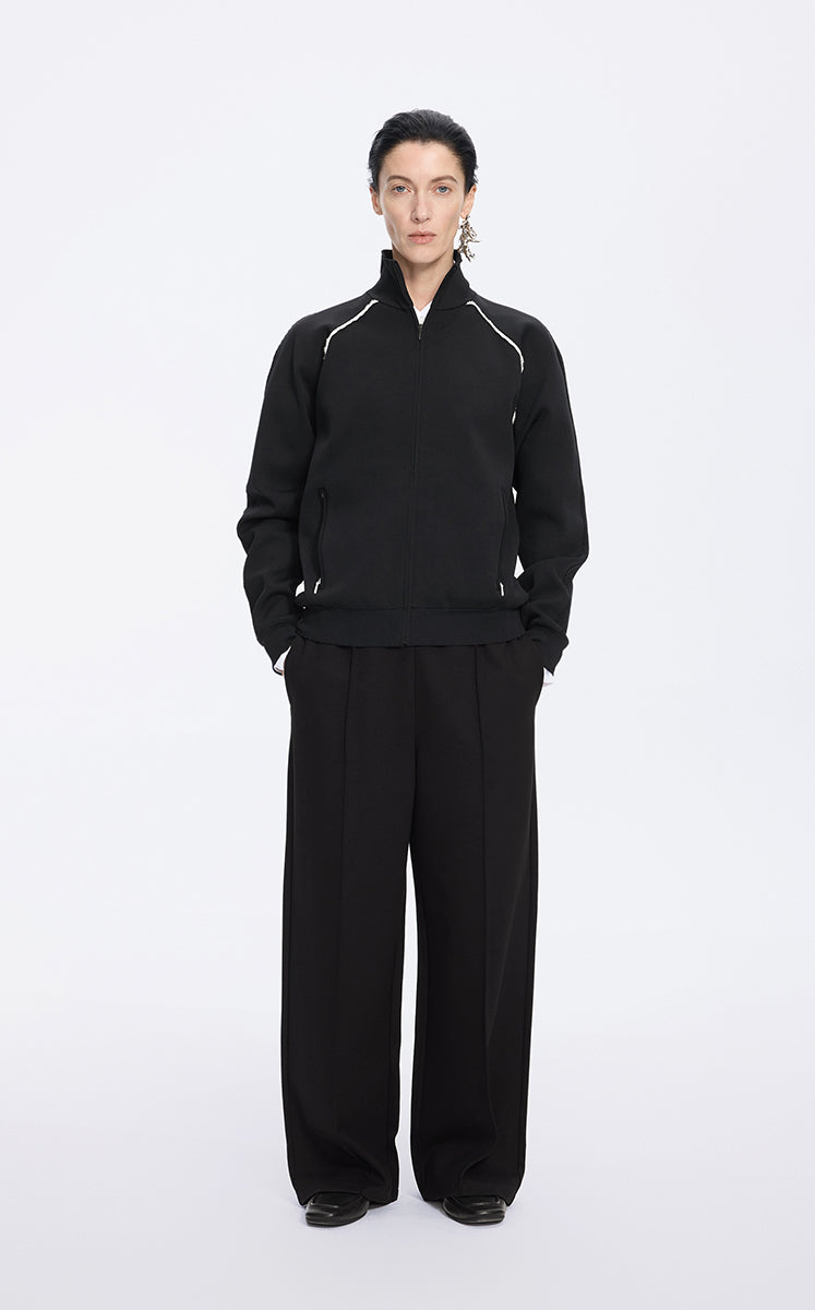 Sweater / JNBY Raglan T-Shape Mid-Length Cardigan Dark Blue