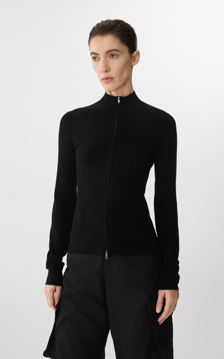 Sweater / JNBY Slim Fit Wool-blend Cardigan