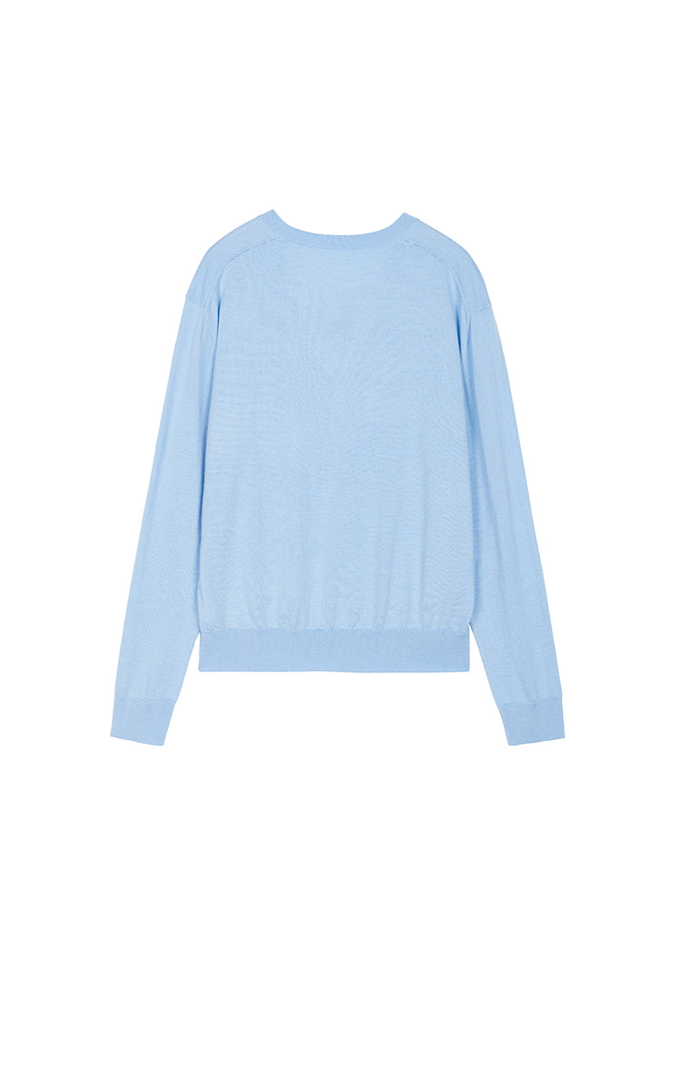 Sweater / JNBY V-neck Cashmere Wool Blend Pullover