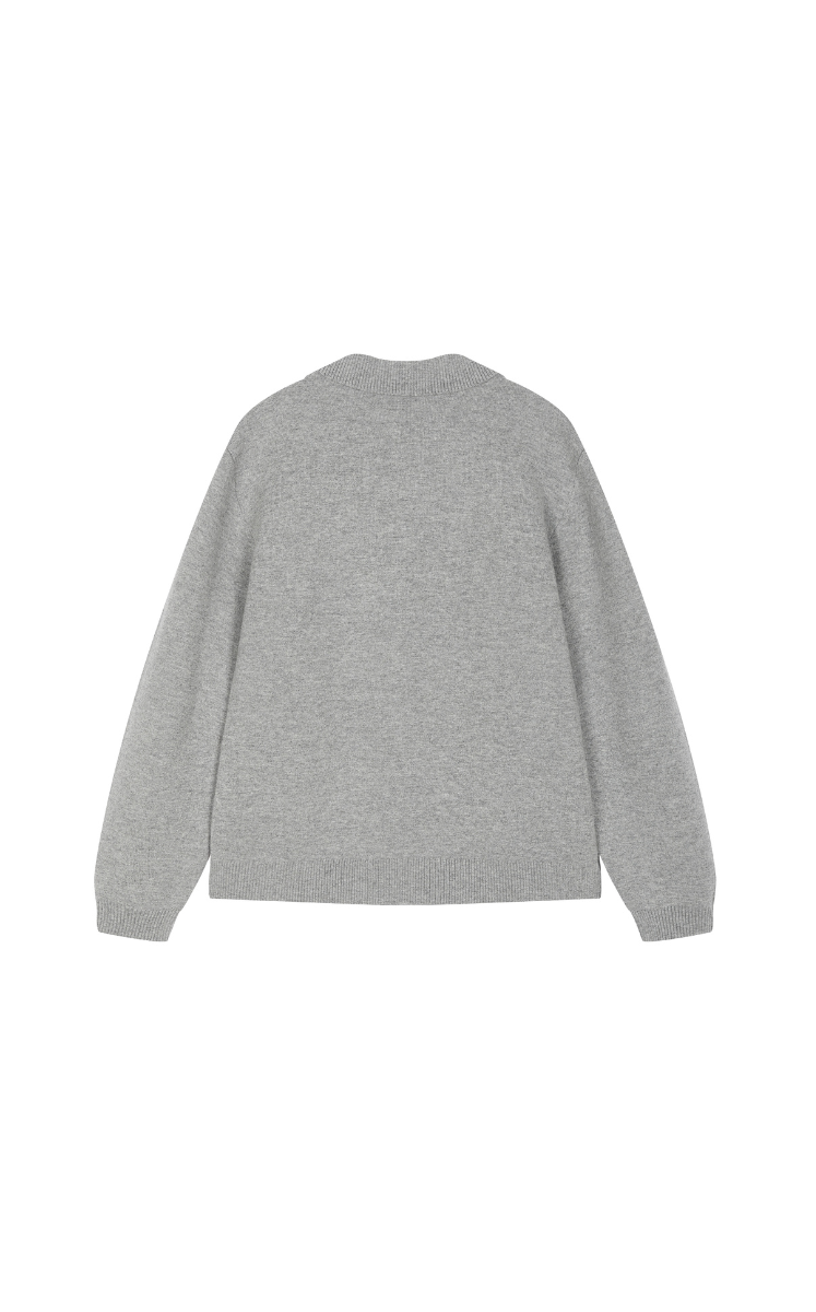 Sweater / JNBY Wool-Cashmere Blend Petite Lapel Cardigan