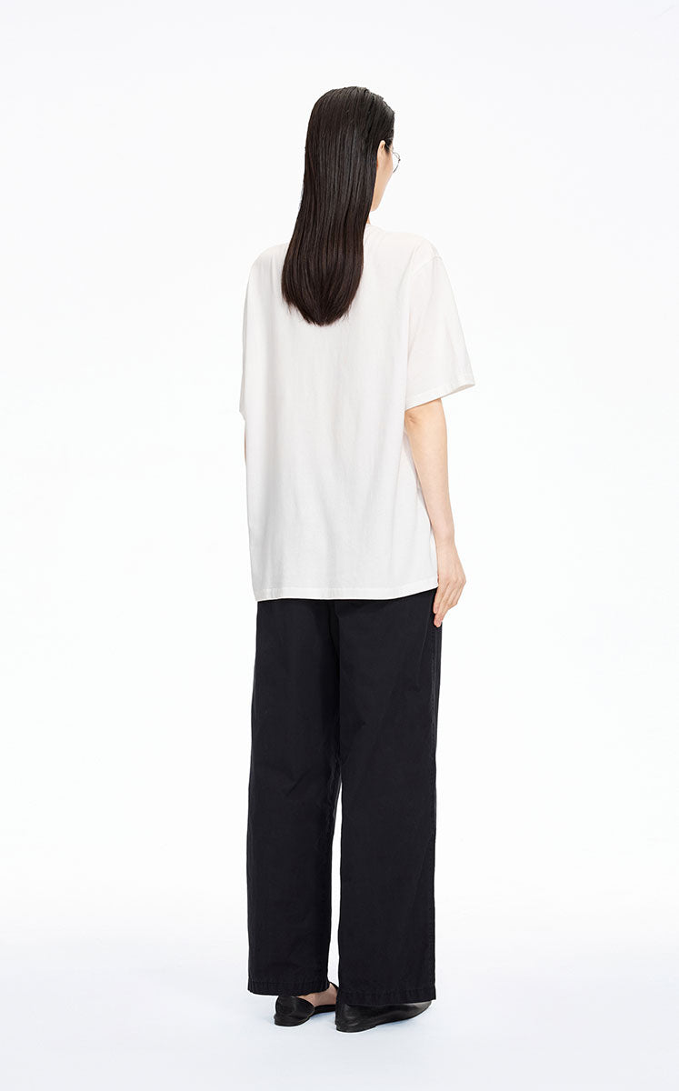 T-Shirt / JNBY Sculptural Fringe Floral Tee