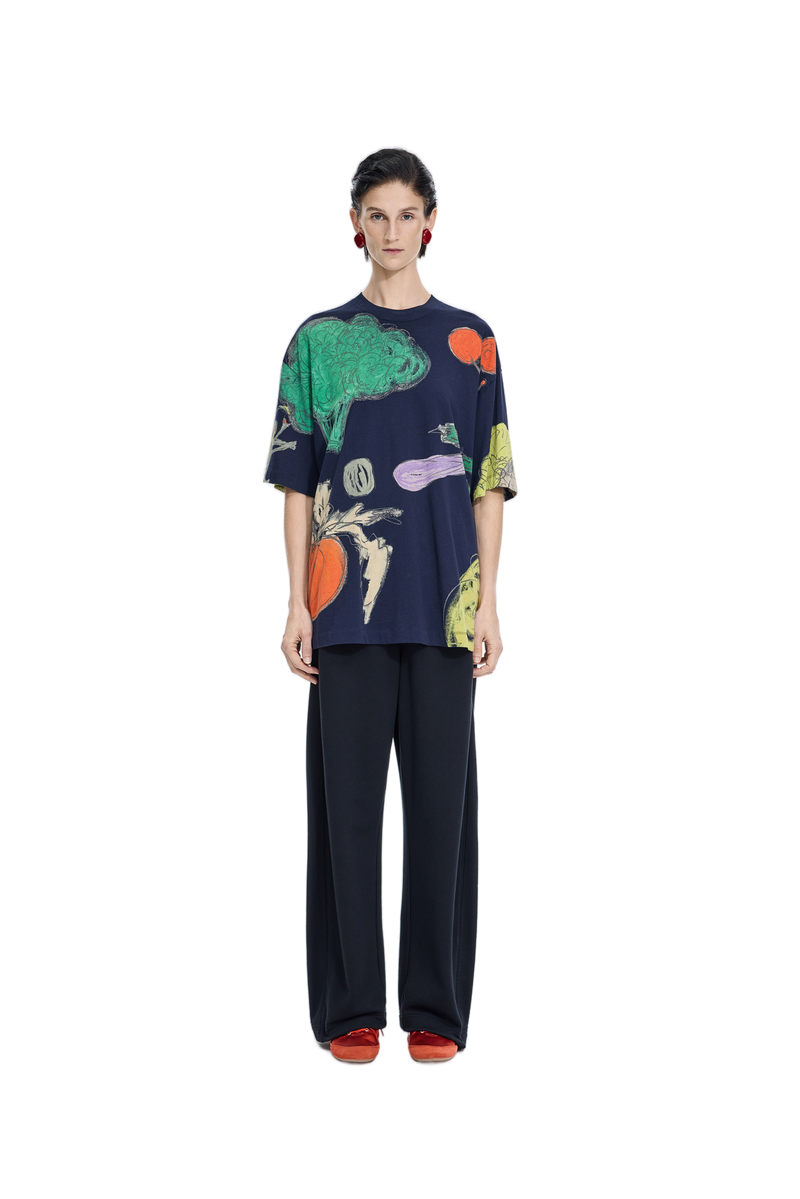 T-Shirt / JNBY Vegetable Graphic Cotton T-Shirt