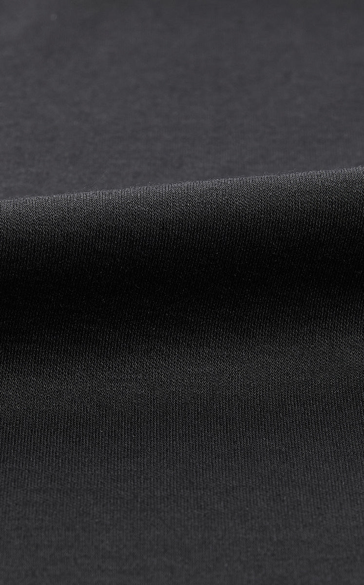 T-Shirt / JNBY Silk-Blend Draped Sleeveless T-Shirt Black-1