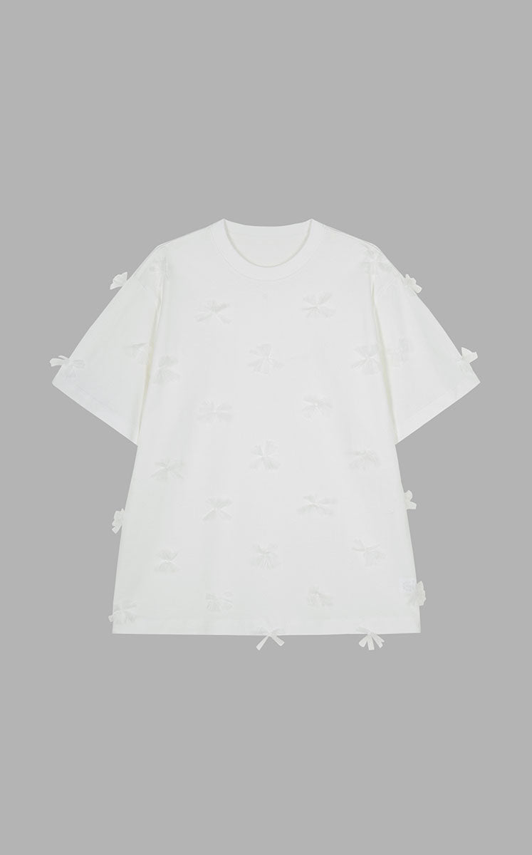 T-shirt / JNBY Floral Relaxed Cotton T-Shirt