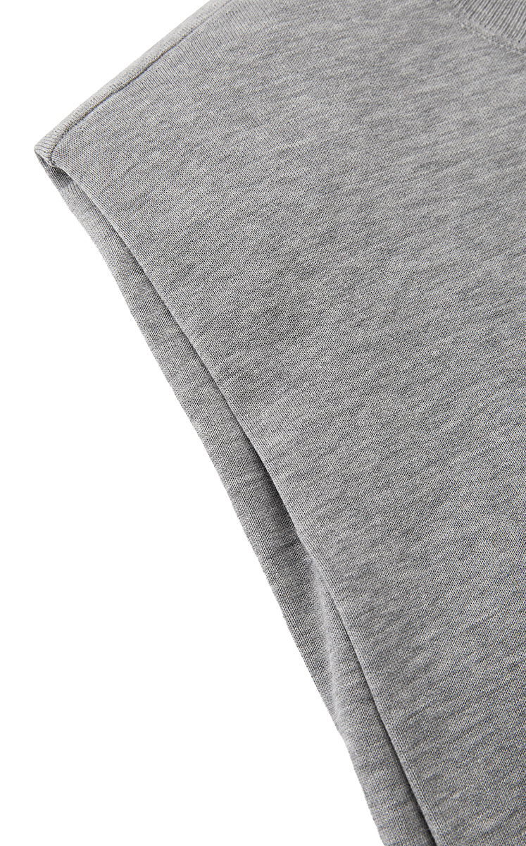 Tank Top / JNBY Silk-Touch Cotton Knit Tank Heather Smoke Grey-2