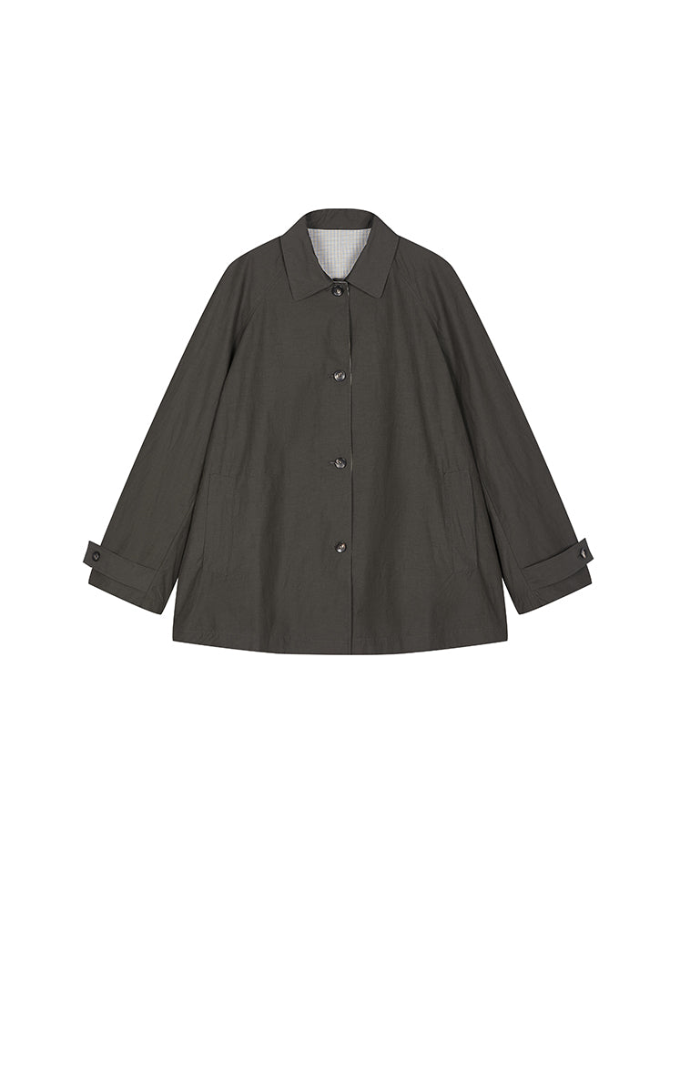 Trench Coat / JNBY A-Line Cotton Blend Trench Coat