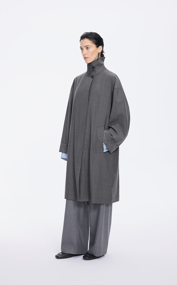 Trench Coat / JNBY Minimal Relaxed Raglan Long Trench