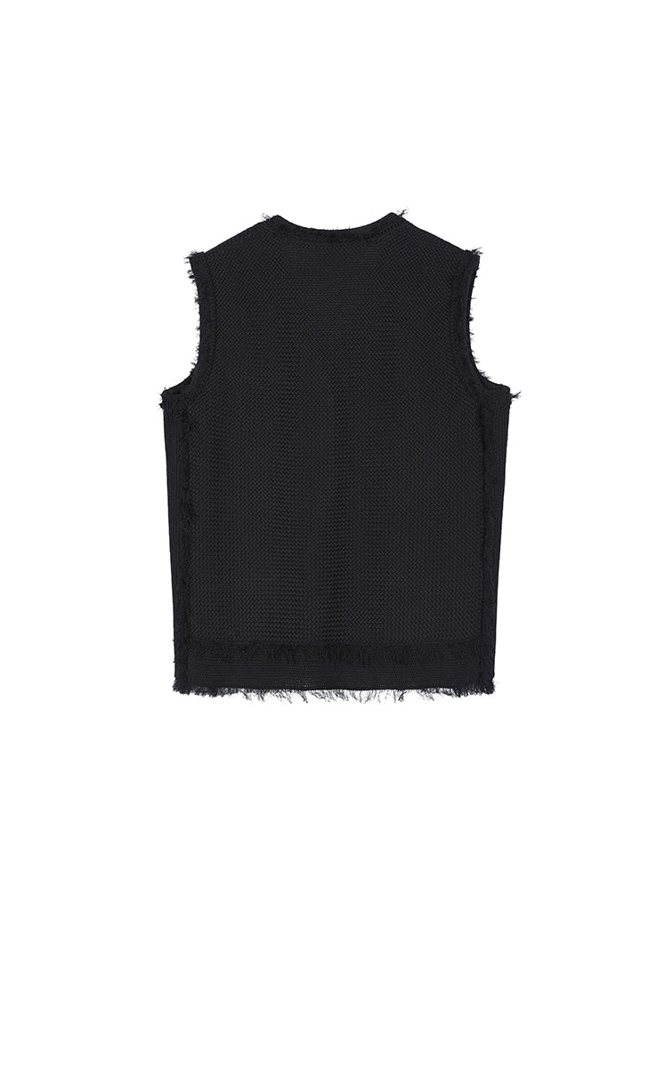 Vest / JNBY Cotton Knit Layering Vest Black-1