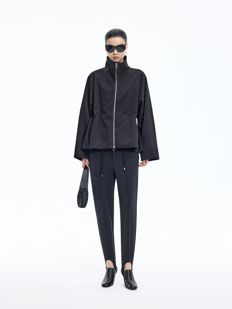 Pants / JNBY Nylon Blend Tapered Trousers