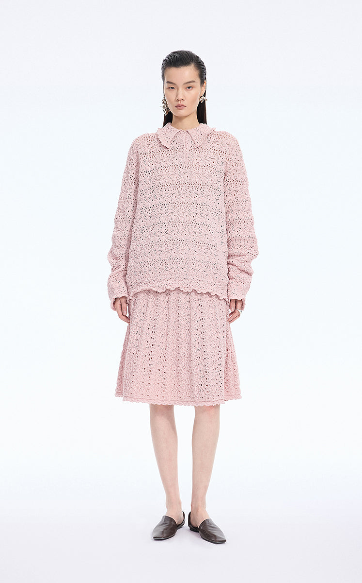 Sweater / JNBY Oversized Textured Knit Pullover