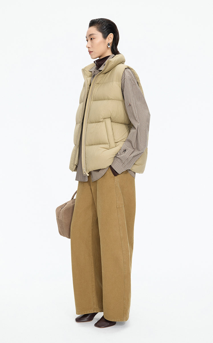Down Vest / JNBY A-Line Oversize Down Vest