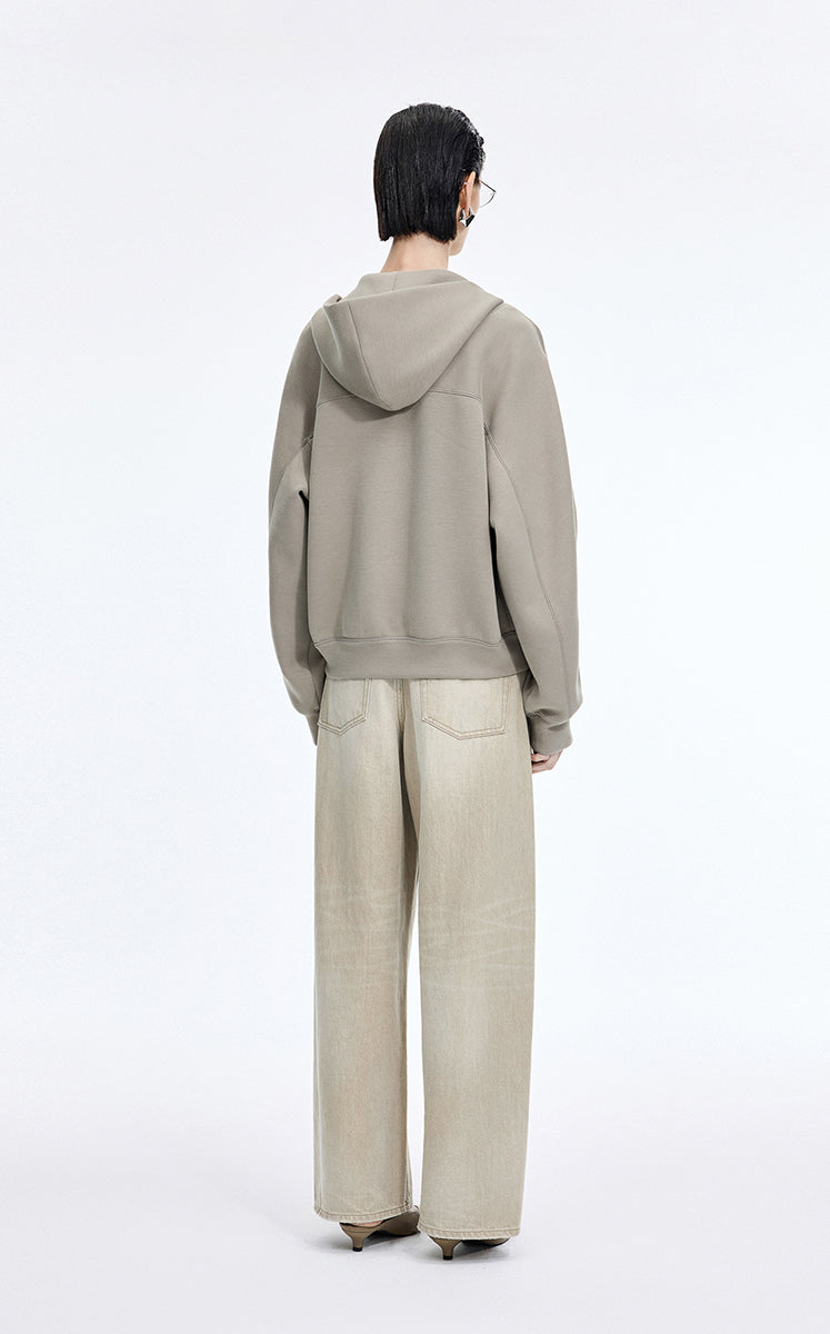 Sweatshirt / JNBY Lightweight Cotton Blend Hoodie