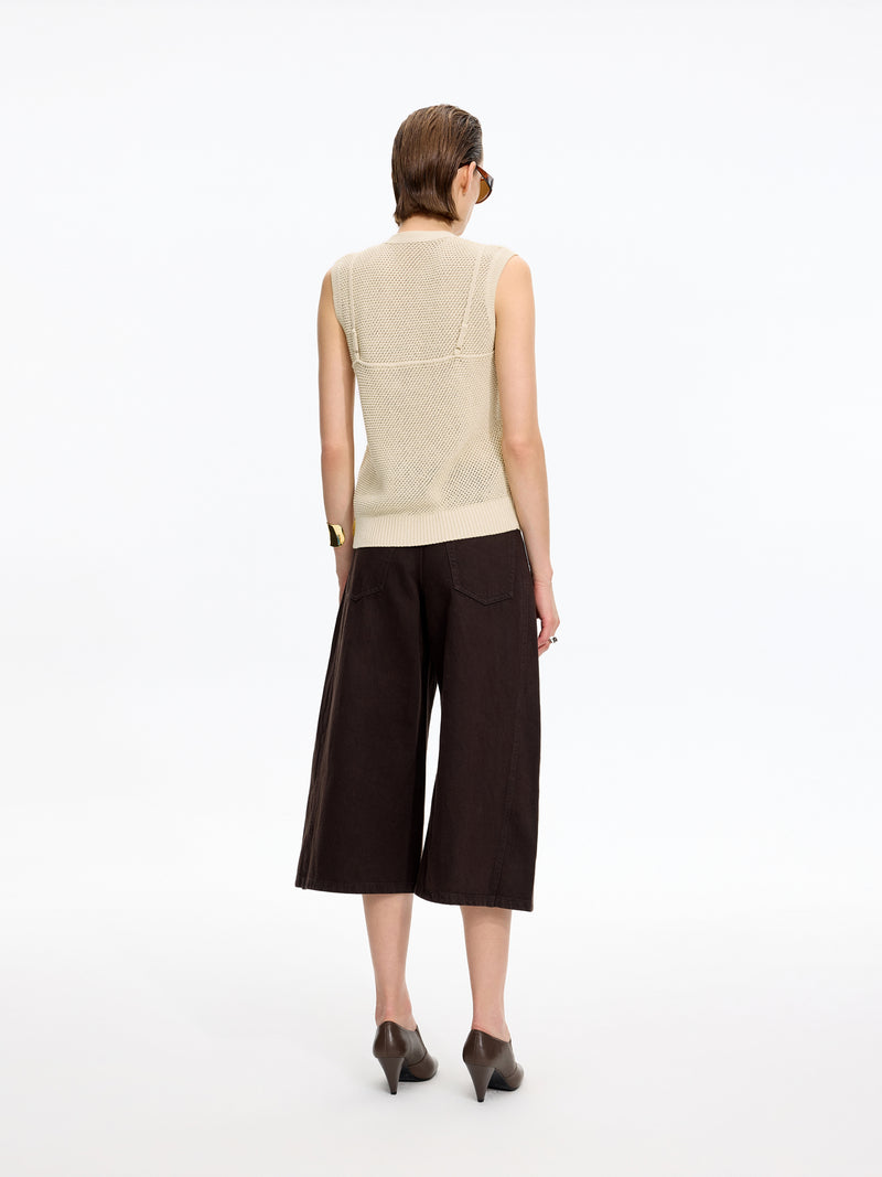 Vest / JNBY Washi Paper Blend Knit Vest