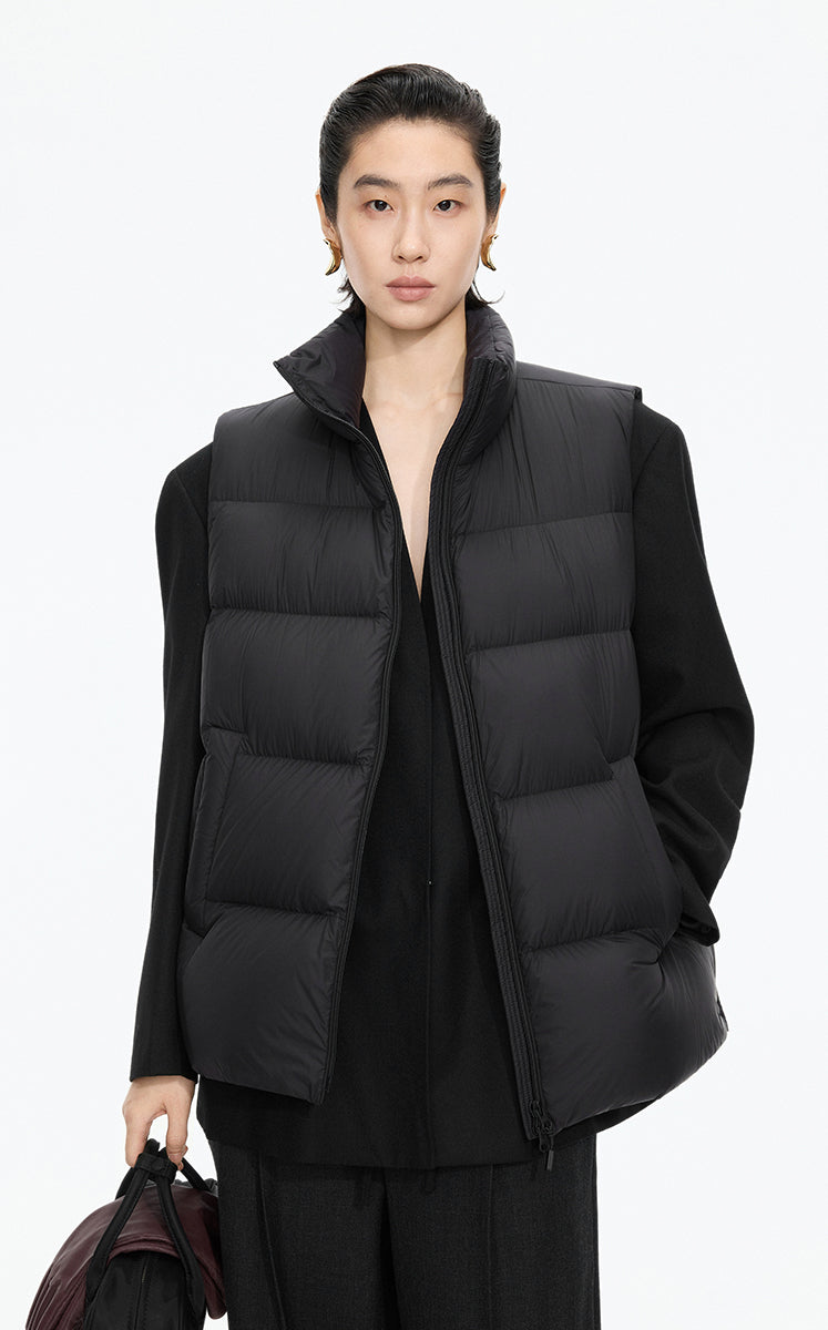 Down Vest / JNBY A-Line Oversize Down Vest Black