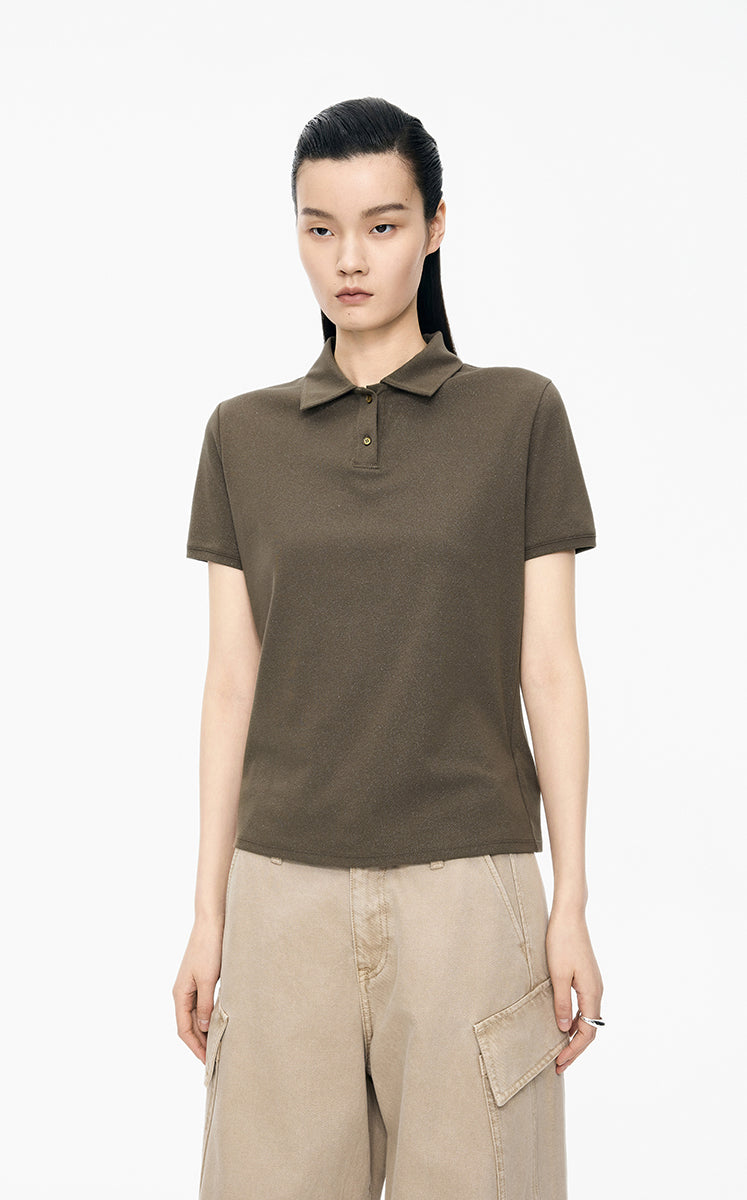T-Shirt / JNBY Classic Cotton Polo Tee