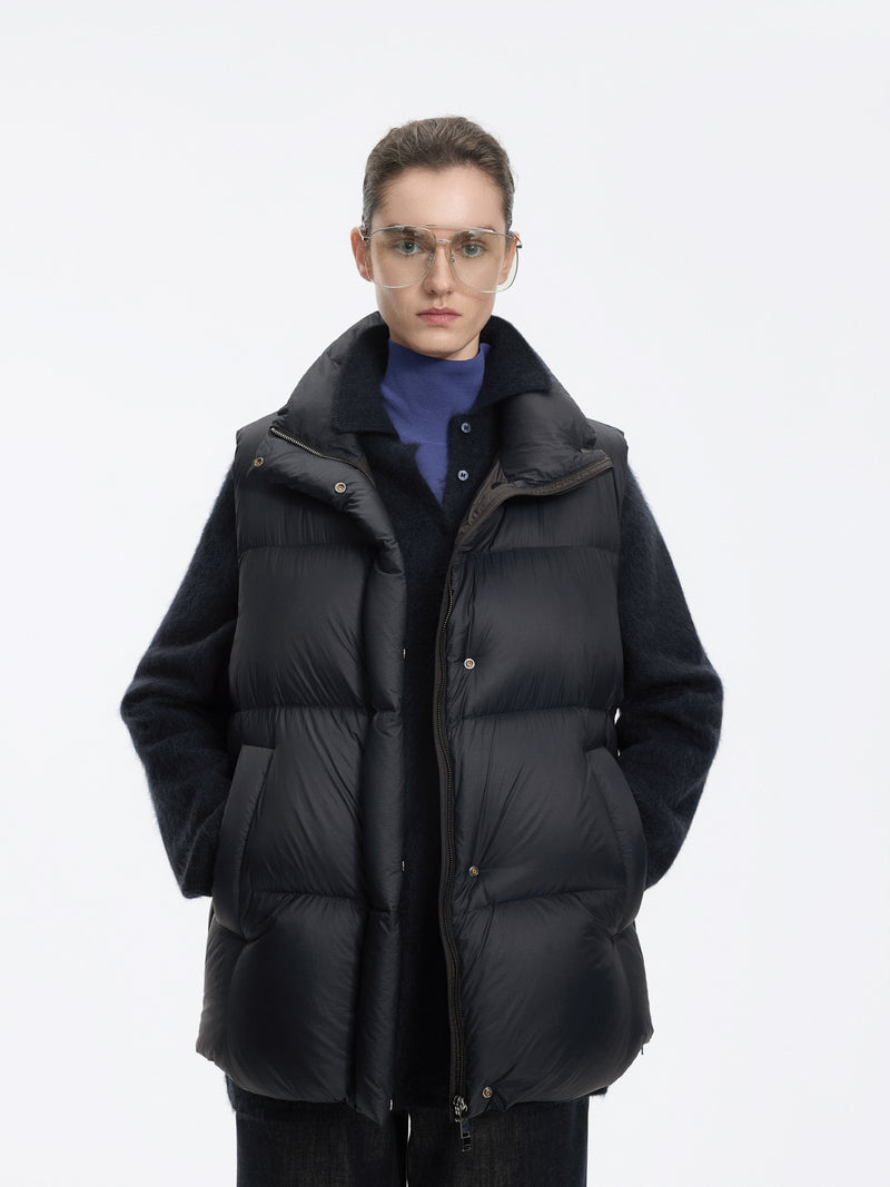 Vest / JNBY White Goose Down Nylon Vest