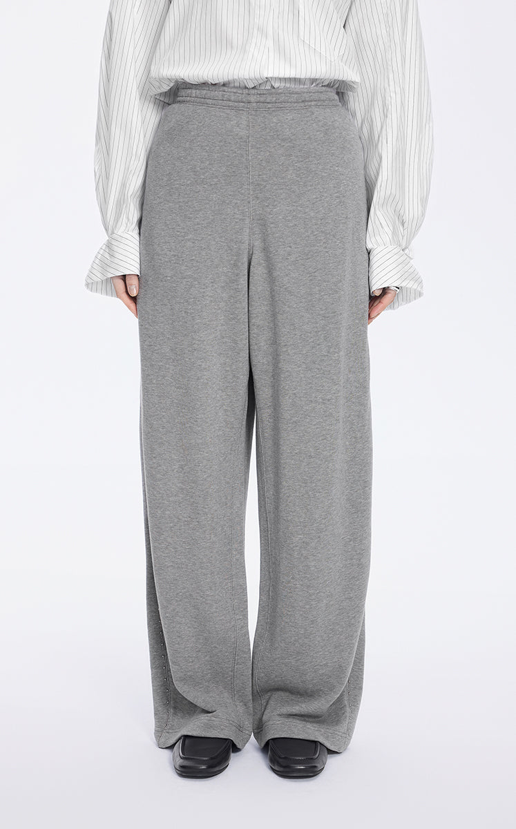 Pants / JNBY Adjustable Waist Cotton Banana Pants Grey