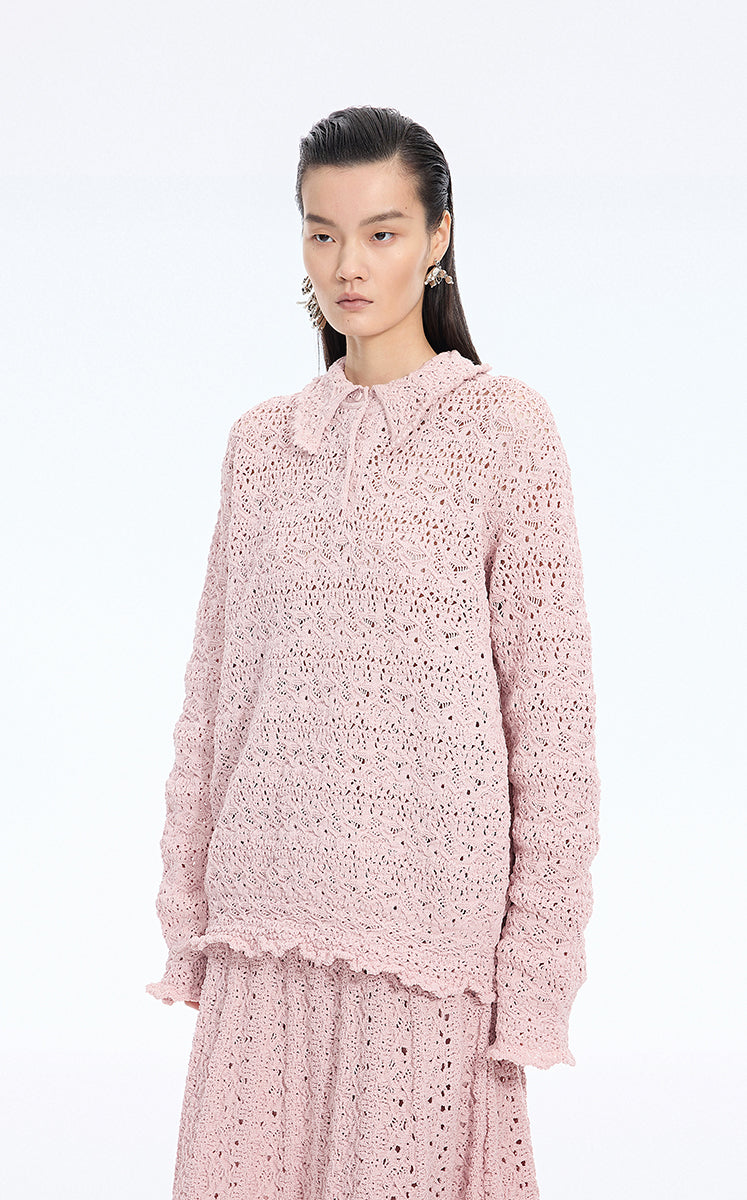 Sweater / JNBY Oversized Textured Knit Pullover