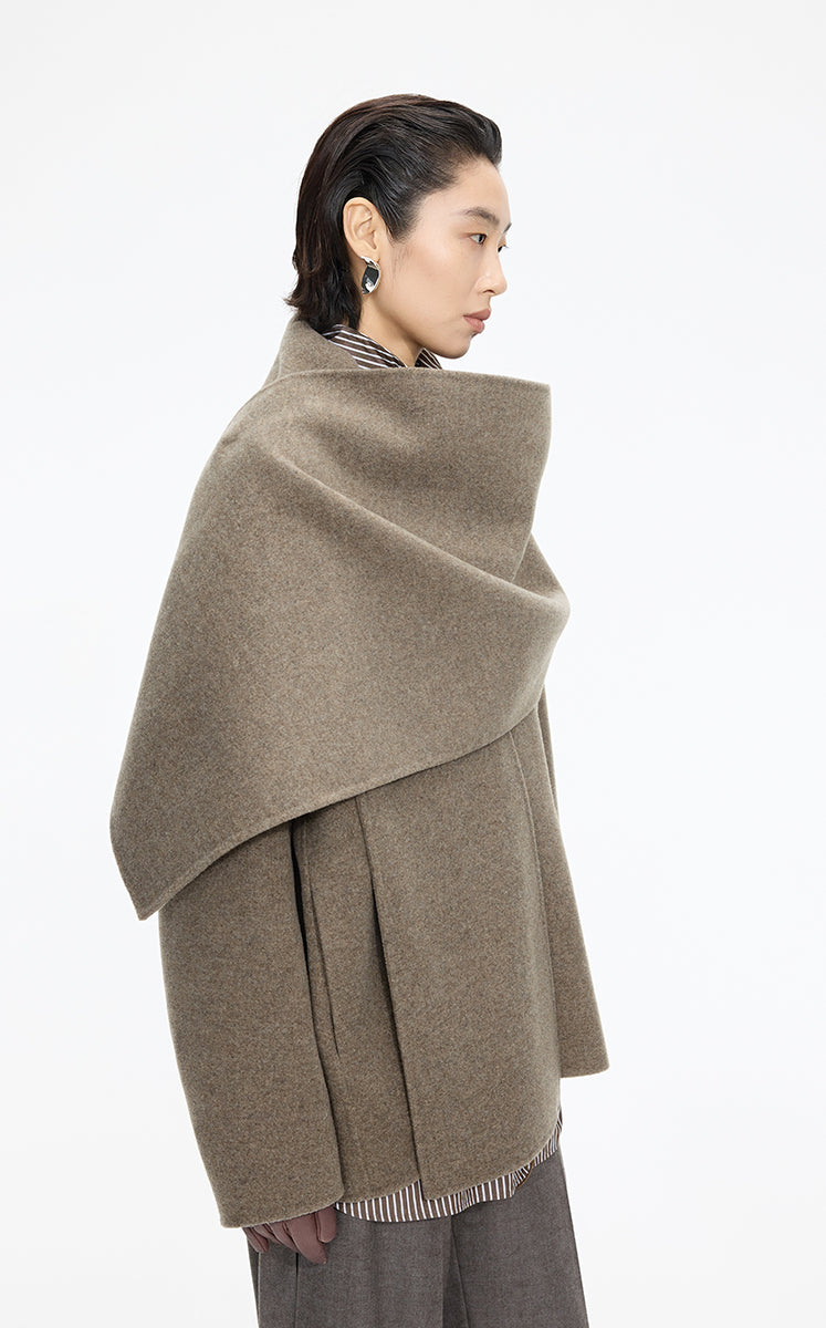 Coat / JNBY Oversize Wool Blend Coat