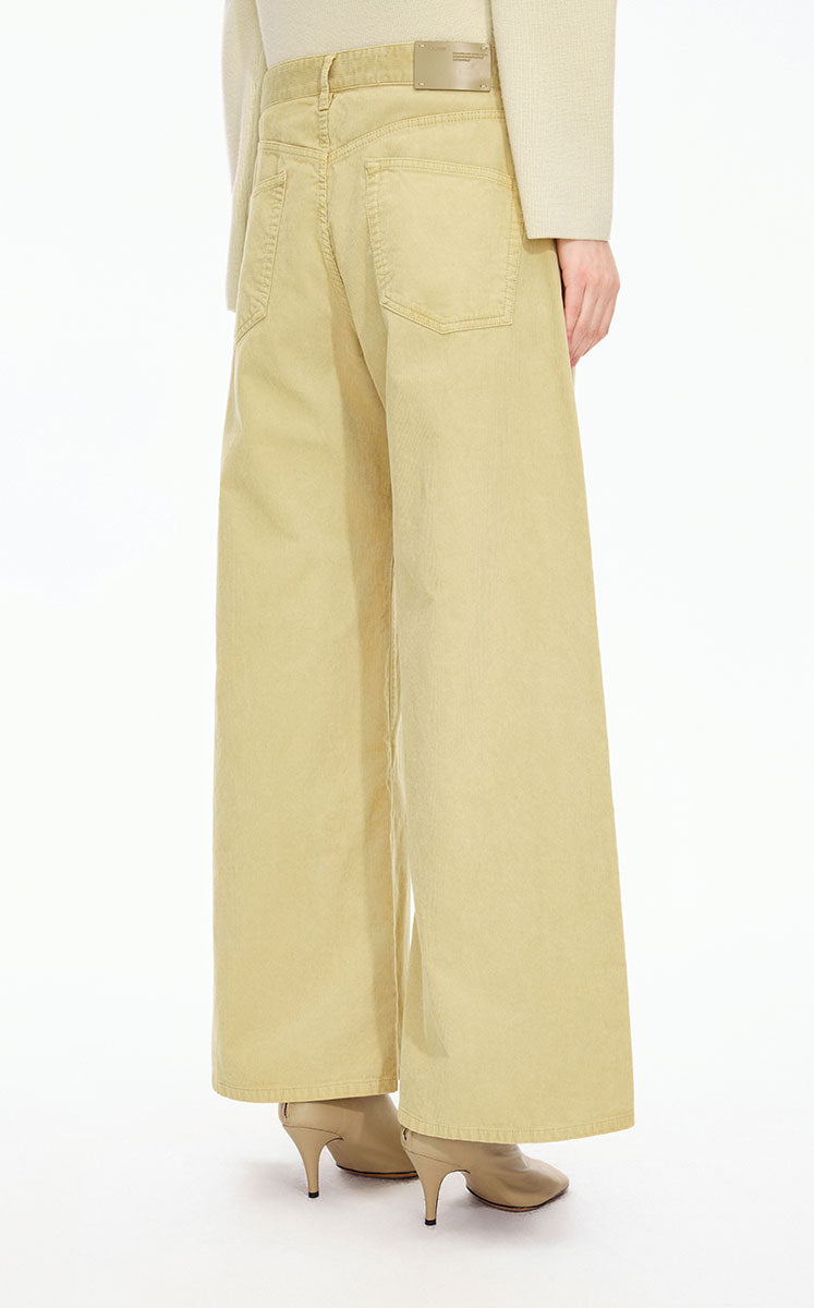 Pants / JNBY Wide-Leg Cotton Corduroy Pants