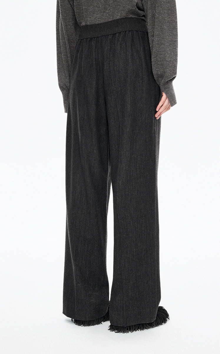Pants / JNBY Premium Wool Straight-Leg Trousers