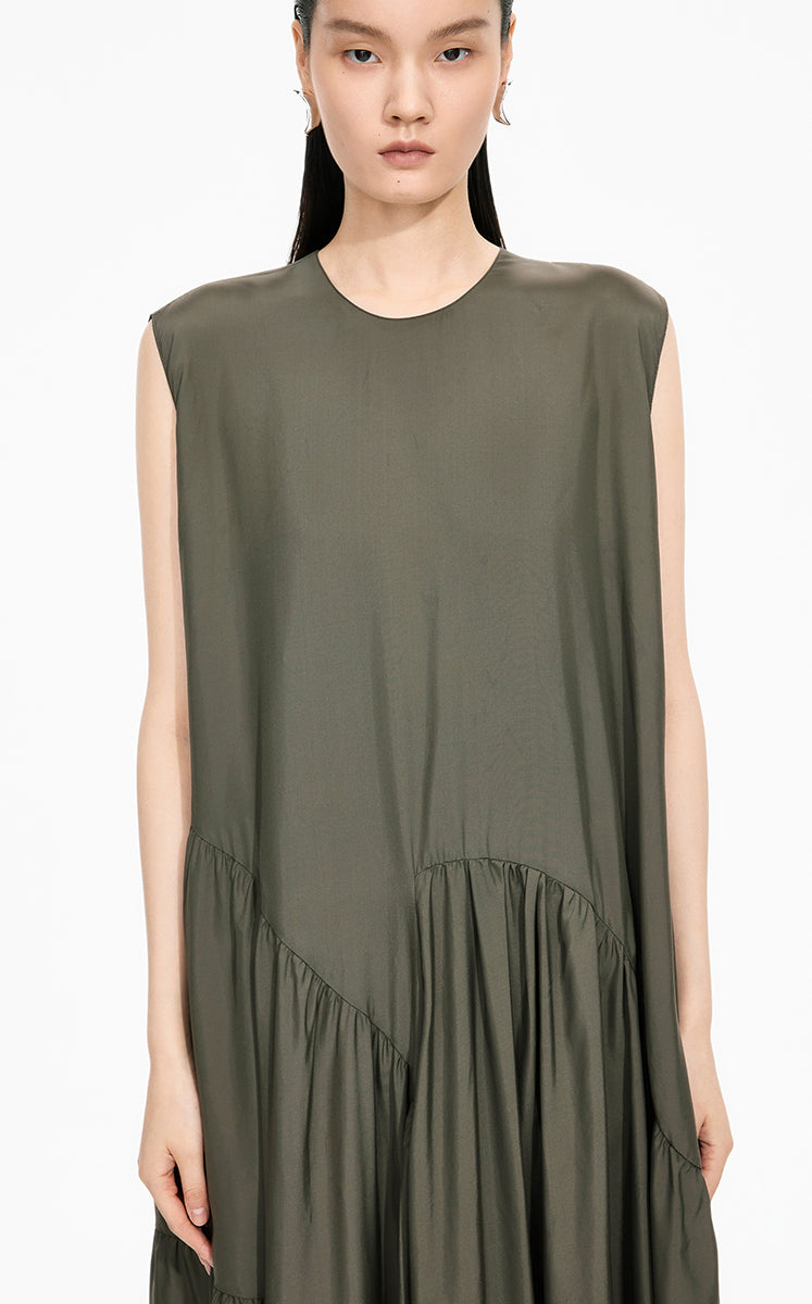 Dress / JNBY Sleeveless Silk-Blend Maxi Dress