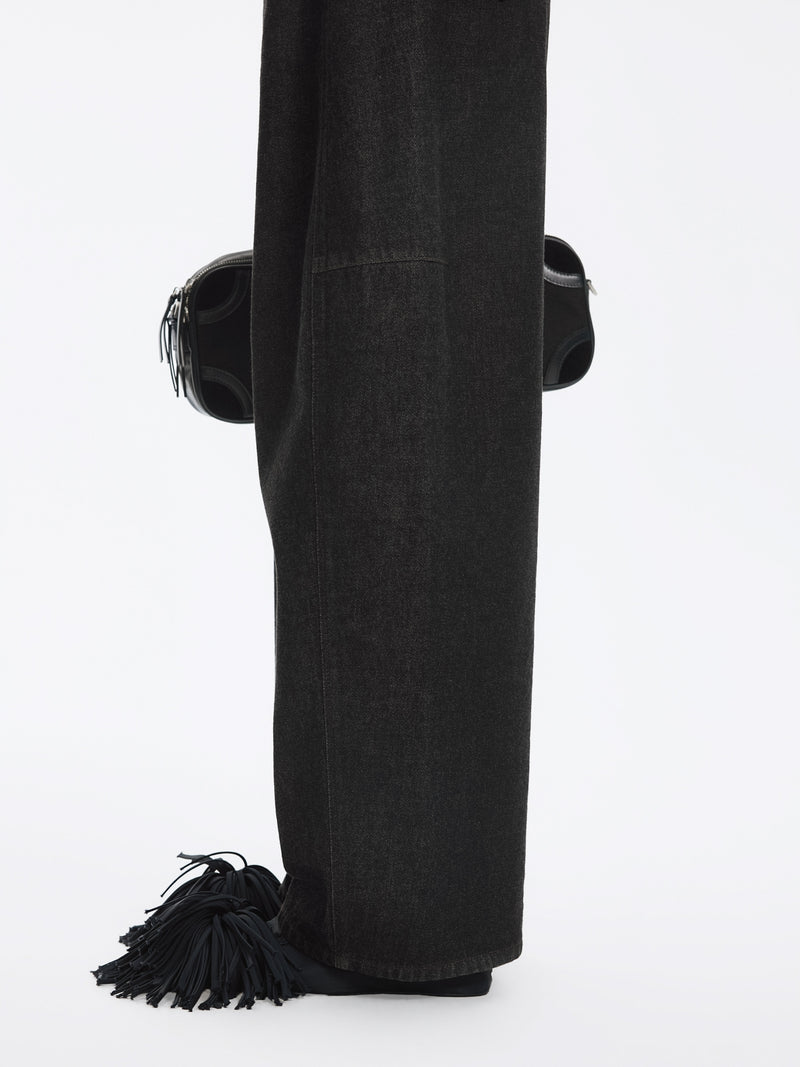 Jeans / JNBY High-Waist Banana Cut Denim Trousers