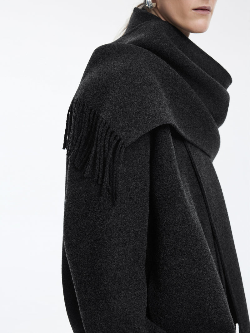 Coat / JNBY Wool Blend Double-Face Short Coat