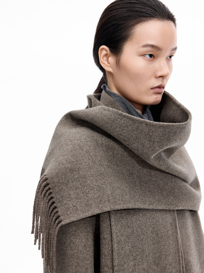 Coat / JNBY Wool Blend Double-Face Short Coat
