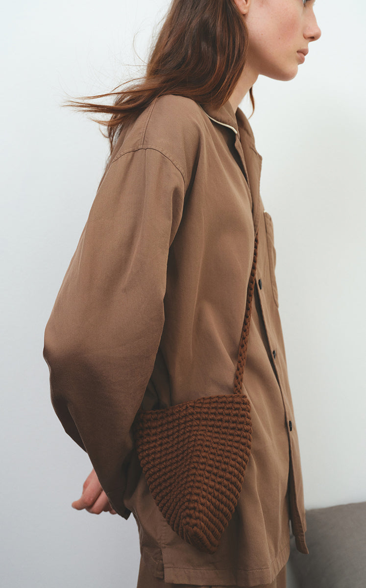 Bag / JNBYHOME Cotton Woven Triangle Crossbody