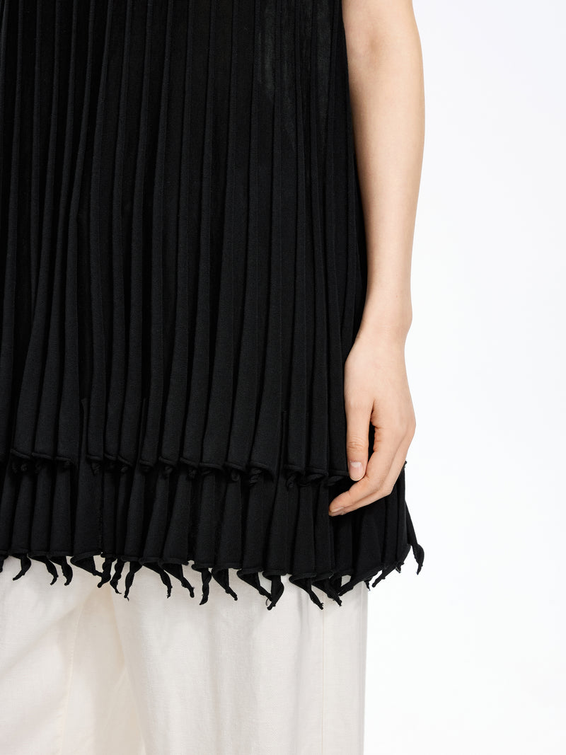 Tank Top / JNBY Textured Cotton Knit Tank