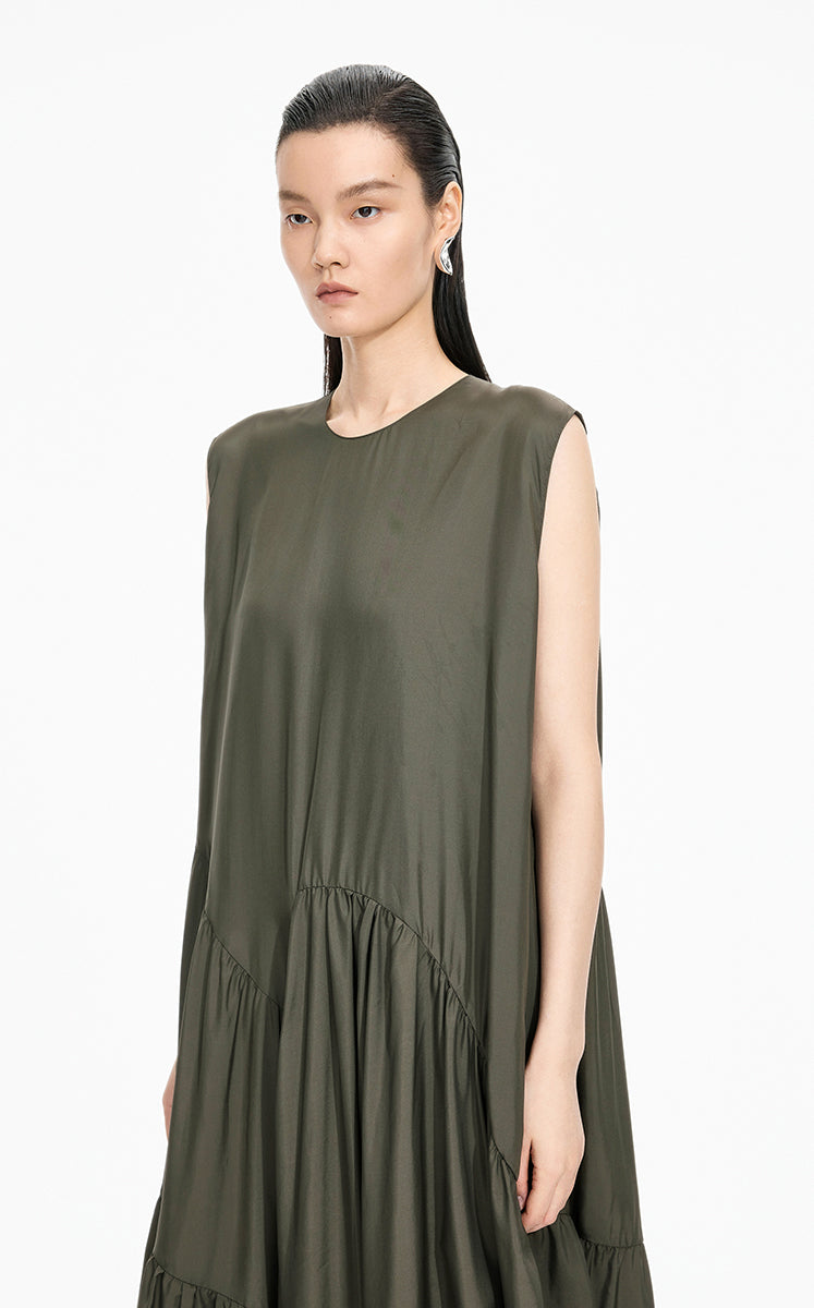 Dress / JNBY Sleeveless Silk-Blend Maxi Dress