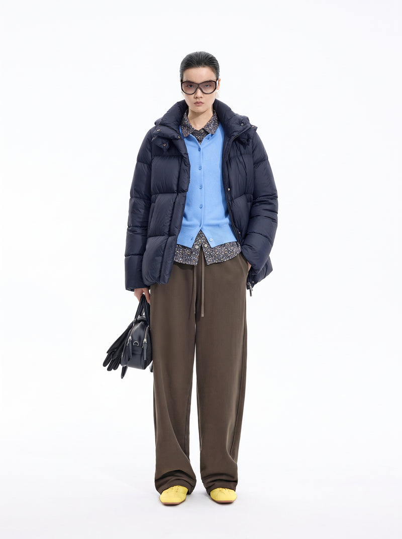 Down Jacket / JNBY 95% White Goose Down Short Puffer